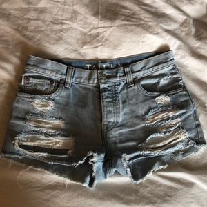 Aritzia jean shorts